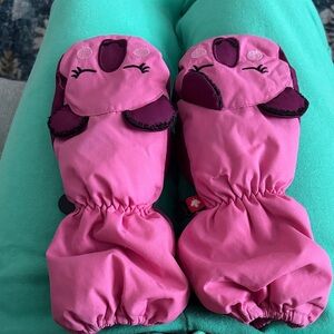 Kombi Pink Kids Mittens